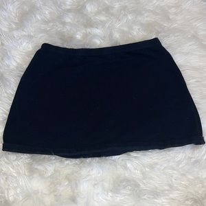 Brandy black mini skirt